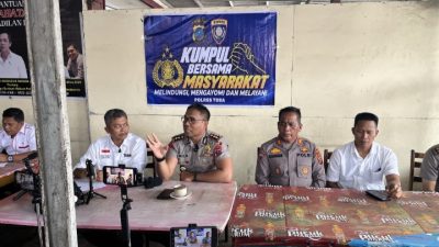 Coffee Morning Kapolres Toba Bersama Wartawan dan LSM, Perkuat Sinergi Lawan Narkoba dan Jaga Kamtibmas