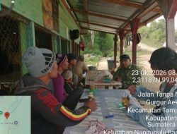 Babinsa Komsos dengan Warga Binaan 