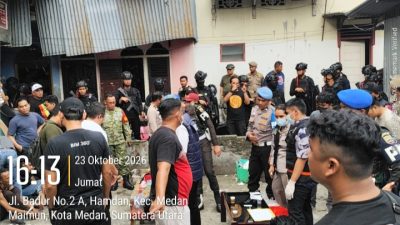 Polda Sumut Grebek Sarang Narkoba di Medan Maimun, 15 Orang Diamankan
