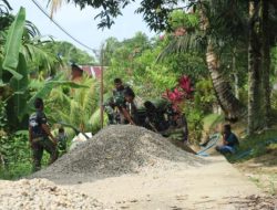 Sebentar Lagi Rampung! Jalan Gang Mane’i Sepanjang 200 Meter Segera Dinikmati Warga Berkat TMMD ke-130