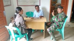 Babinsa Koramil 17/Balige Tingkatkan Kerjasama Yang Baik dengan Kepala Desa Matio