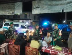 Sinergitas TNI-Polri dan Elemen Masyarakat Gelar Patroli Malam Humanis di wilayah Kecamatan Parlilitan 
