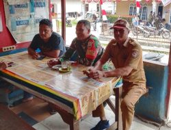 Babinsa Jalin Silahturahmi Sambil Ngopi Bersama Warga Binaan 