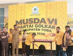 Musda VI DPD Golkar Kabupaten Toba Resmi Di Buka Ketua DPD Golkar Sumatera Utara