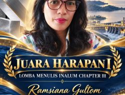 Wakil Ketua PWI Toba Raih Juara Harapan 1 IN-Journal INALUM