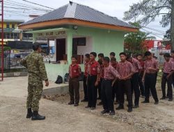 Babinsa Berikan Pembinaan Karakter kepada Siswa SMKN 1 Balige