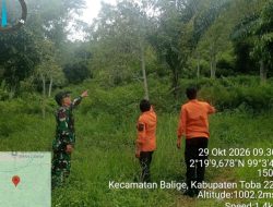 Babinsa bersama BPBD Toba Patroli Karhutla di Desa Silalahi Pagar Batu