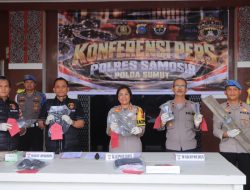 Polres Samosir Ungkap 5 Kasus Pencurian Kerbau, Lima Pria dan Seorang Terduga Penadah Diamankan