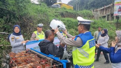 Polda Sumut Gencarkan Edukasi Keselamatan Berlalu Lintas di Tiga Lokasi dalam Operasi Patuh Toba 2026