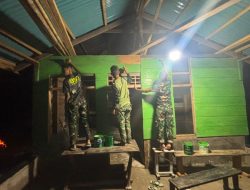 Warna Hijau Mulai Menghiasi RTLH Bapak Oltisan dan Ibu Clara di Desa Goisoinan
